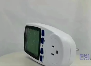 63A Digital Watt Power Meter Electric Monitor US 220V PlugSocket Voltage Wattmeter Power ConsumBackligh