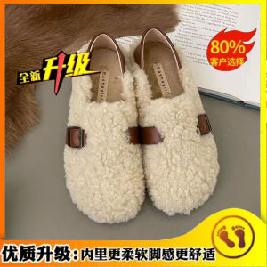 Maternity Slip-On Shoes Womens Swollen Feet Pregnancy Anti-slip Loose Cotton Shoes Korean Style Flat Bottom Rubber Sole