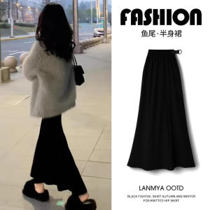 Váy Chữ a Cạp Cao Cho Bà Bầu Mùa Thu Đông Dài Vừa Phải Màu Trơn Thoải Mái Thường Ngày Cho Phụ Nữ Mang Thai