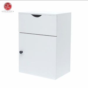 Rak Lemari Laci Kayu Nakas Kecil Bed Side Minimalis 1 Pintu 35x25x50 cm Aesthetic