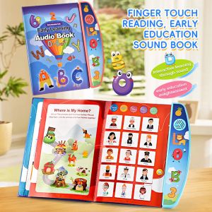 Kids Electronic Audio Books Alphabet Abc Words Drum Sounds Animals Cognitive Books Interactive Pre-School Educational Toys