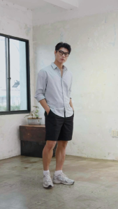 Áo Sơ Mi Nam Couple TX Basic Tay Dài Nam Oxfort Form Regular MSH 1023