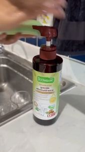 บูมกานิค น้ำยาล้างจานสูตรธรรมชาติ 500 ml. Dish Wash Liquid Natural Formula สะอาดใสไร้มัน พร้อมถนอมผิวทุกสัมผัส