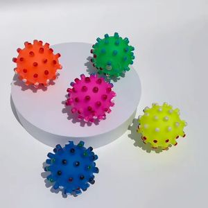 Dog Ball Toy Barbed Squeaky Ball Dog Toy Ball Dog Chew Toy Puppy Toy Cat Toy Cat Toys For Cats Pet Toy Pet Toys For Cat Dog Toys For Bite 狗狗玩具 宠物玩具