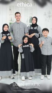 SARIMBIT ETHICA 2025 ELFA 316 IRON BLACK TERBARU GAMIS DAN KOKO KELUARGA LEBARAN KEKINIAN TERMURAHH