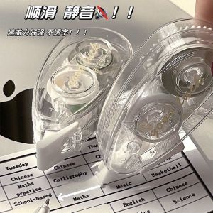 Transparent Ins Correction Tape Smooth Student Affordable Large Capacity Erasing Traceless Paper Smooth Mini Transparent Correction Tape