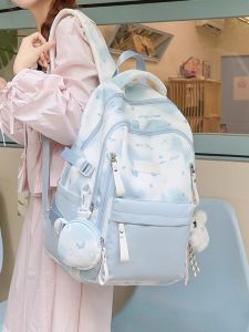 QIANRENSHI | Stylish Blue Backpack for Girls