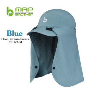 Mountainhiker | UV Protection Summer Sun Hats Outdoor Hunting Fishing Cap For Men Women Hiking Camping Visor Bucket Hat Neck Flap Fisherman Hat