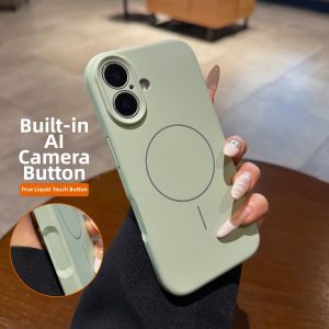 AO.HU | Magnetic Slim Liquid Silicone iPhone Case