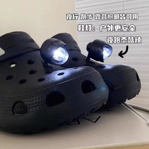 Hole Shoes Accessories Lighting Small Night Lamp Luminous Crocs Shoe Ornament Girls Internet Celebrity Outdoor Flash Decorations Accessories