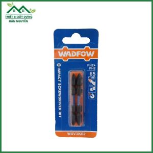 Mũi vít 2 đầu PH2+PH2 65mm WADFOW WSV3K62 có nam châm bộ mũi bắt vít