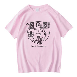Summer New Geek Physics Mathematics Science and Technology Electrical Engineer Short Sleeve T-shirt Student Xueba Pure Cotton Clothes