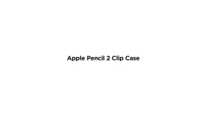 elago iPencil 2 Clip Case Compatible with Apple Pencil 2nd Generation 3 Tips Nib Covers Included Compatible with Magnetic Charging and Double Tap
