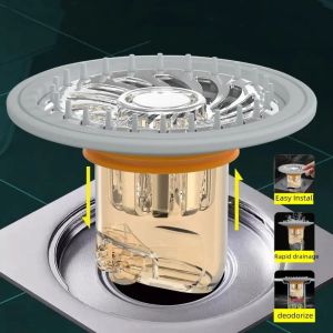 Feelife Universal 32-45mm Anti Odor Sewer Floor Drain Core Bathroom Drain Valve Shower Hair Capture Anti-Clogging Sink Plug Bath Parts