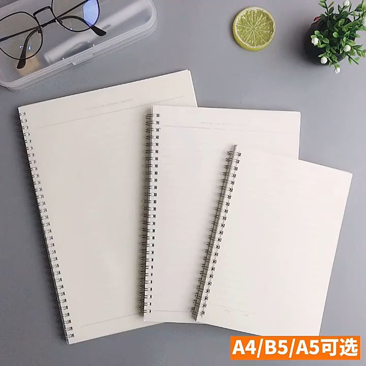(Buy 5 Get 3 Pens Free )HIGHTUNE A5/B5/A6 Notebook MUJI Spiral Notebook