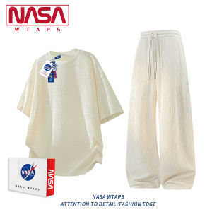 NASA WTAPS | Textured Loose Fit Trousers Summer Casual