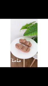 Lala Casual Slippers Rubber Material with Unique adjustable strap 5cm heigth (Add +1 size)