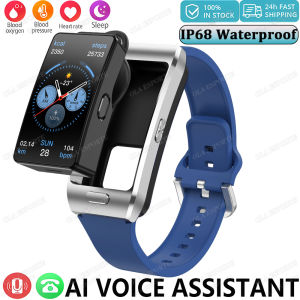 Ola Esporte New 2 in 1 Smart Watch With Earbuds Smartwatch TWS Bluetooth Earphone Heart Rate Blood Oxygen Monitor Sports Watch