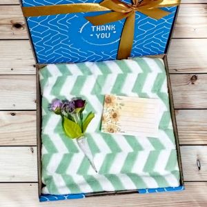 hamper wedding kado handuk couple mikrofiber jumbo 70x140