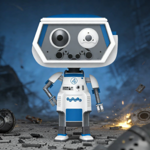 Funko | POP Series Four-Fantastic H.E.R.B.I.E. Robot Collectible Figurine