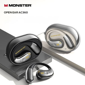 Monster ac360 bluetooth không dây 5.4 Tai nghe enc thể thao mở tai Tai nghe IPX5 chất lượng âm thanh độ trung thực cao Earbuds