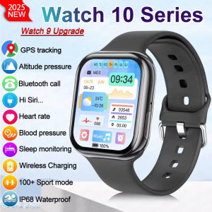 2025 New Watch 10 Smart Watch Men HD AMOLED Music 3D Surround Health monitoring Bluetooth Call Waterproof Woman For Android IOS