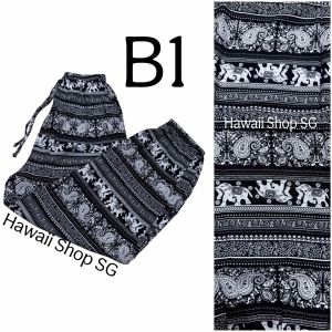 (Bigsize 85kg) Quần dài thổ cẩm con voi nam nữ ( Ống bo chun)