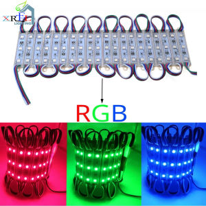 LED Modules Light RGB SMD 5050 3LED DC12V Waterproof Store front Strip Lamp Advertising Sign Module Lights UltraBright RGB Color