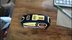 ตลับเมตร 5.5M เครื่องวัดระดับเลเซอร์ สีแดง เครื่องวัดระดับน้ำ อุปกรณ์สำหรับวัดและปรับระดับ เครื่องทำระดับเลเซอร์