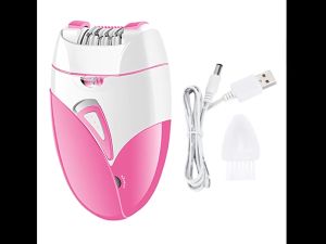 Kemei เครื่องกำจัดขนไฟฟ้าสำหรับผู้หญิง สำหรับใบหน้าเต็มรูปแบบ กำจัดขน บิกินี่ ใต้วงแขน ขาชาร์จ ได้