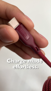 Philips PD 100W 1m USB-C to USB-C Magnetic Nylon Braided Cable Fast Charging Cord 480 MBPS for iPhone 17 pro max Samsung MacBook iPad Pro Tablets Laptops Magnetic Universal Cable Ultra-Fast Charging