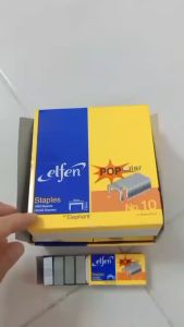 ลวดเย็บกระดาษ elfen 10-1M (24 กล่อง/แพ็ค) ลูกแม็กซ์