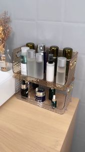 Clear Stackable Tabletop Organiser / Cosmetic Storage (JBox)