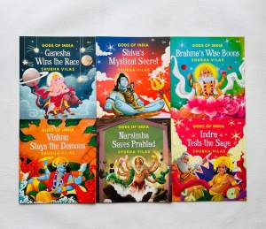 Gods of India Set (6 Books) / Brahma / Ganesha / Vishnu / Shiva