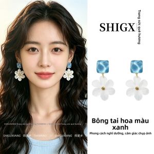Bông Tai Mùa Hè Thiết Kế Độc Đáo Màu Xanh Fairy Beautiful