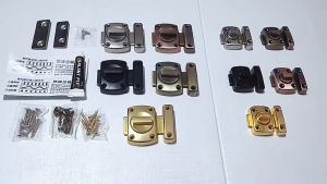 Slot kunci pintu rumah / Kunci pintu putar / Kunci baut pintu logam / kunci slot pintu