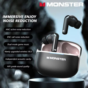 Monster | Monster D02 true wireless Bluetooth 6.0 earphones suitable for music sports calls noise-cancelling in-ear earphones
