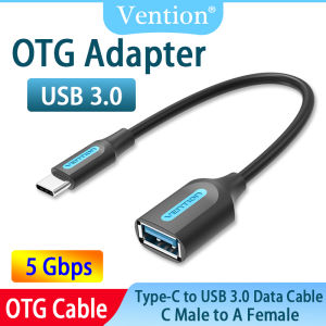 Vention OTG Adapter Transmission Speed 5Gbps USB 3.1 Gen 1 C Male to A Female OTG Data Cable Round Cable For MacBook Pro Xiaomi Mi 9 Type-C Adapter