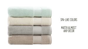EURO. Premium Bath Towel 100% Ring Spun Cotton 70x140cm 550g Soft Absorbent Quick Dry Towel