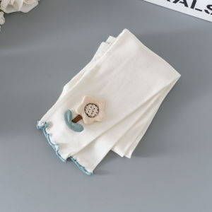 Spring Summer Baby Girls Thin Outerwear Pants Cotton Lycra Blend Comfortable Breathable Base Layer Trousers for Children