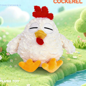 15cm Silly Chicken Plush Toys Cute Farmyard Animal White Yellow Chicken Plushies Funny Wet Chick Dolls Girl Boy Gift Home Decor