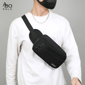 ABOSOLE Mens Chest Bag Crossbody Bag Waterproof Oxford Cloth Bag Lightweight Waist Bag Sports Bag Casual Bag Fitness Bag Versatile Fashion Chest Bag Travel Bag