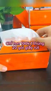 (FREESHIP)Thùng 20 gói giấy ăn CHEERFUL nội địa Trung - Giấy mềm mịn và siêu dai
