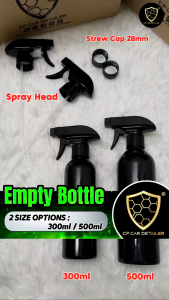 【CP CAR Detailer】Empty PET Spray Plastic Bottle 500ml/300ml Multiuse Refillable Fine Mist Water Sprayer