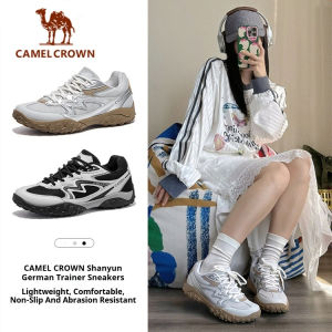 Shanyun รองเท้ากลางแจ้งสำหรับครูฝึกชาวเยอรมันสำหรับชายและหญิง2025ฤดูใบไม้ผลิฤดูร้อนพื้นหนาไม่ลื่นเดินป่าและรองเท้าผ้าใบลำลอง