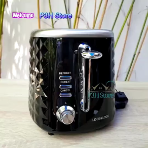 Thanh lý Máy Nướng Bánh Mì Lock&Lock công suất 850W Màu đen EJB222BLK