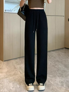 Quần Nỉ Thể Thao Cao Cấp Rộng Rãi Có Túi Quần Dài Thường Ngày Cho Nữ Chất Liệu Cotton Cạp Cao Mùa Hè 2025