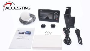 XF-520 5in Marine GPS with TFT Display, GPS Boot, LCD IPX6 Waterproof Map Card for Marine Reef Accessories