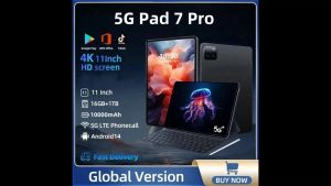 【รับประกัน 3 ปี+COD】2025ใหม่  Pad 6 Tablet Pro แอนดรอยด์14 16GB 1TB 10000mAh WPS GPS บลูทูธ5G สองซิมแท็บเล็ต PC โทรศัพท์ผ่านเครือข่าย