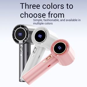 พัดลมแบบพกพา พัดลมเทอร์โบแบบชาร์จไฟได้ความเร็วสูง 100 ระดับ พัดลมมือถือ แบบพกพา ชาร์จ USB พัดลมระบายความร้อน ฤดูร้อน ดีไซน์สวย